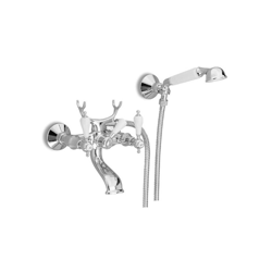 Gruppo vasca con doccia e flessibile doppio uso serie vittoriana retro' gs características