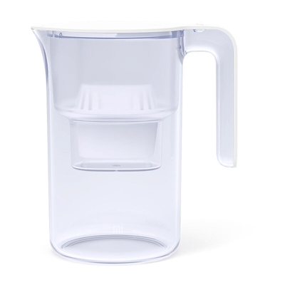 Xiaomi Mijia Filter Kettle Filtraggio multiplo efficiente AS Materiale Filtro per l'acqua senza sodio per la casa Promemoria luce LED