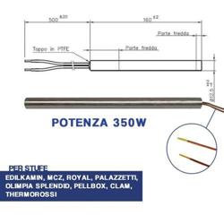 Diff - Bougie sans raccord 350W 160mm características