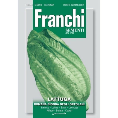 Semi ortofrutta 'Lattuga romana bionda degli ortolani' 3 pz.
