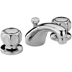 PAINI Rubinetto miscelatore lavandino bagno Batteria lavabo a 3 fori stile classico manopole rotonde 37CR210 serie ARNO con piletta di scarico da 1' precio