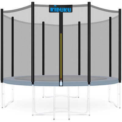 Rete di Sicurezza per Trampolino con Ø 244cm 305cm 366cm 427cm | Rete di Ricambio per Trampolino da Giardino (305 cm (8 pali)) - Kiduku