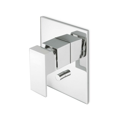 Newform Rubinetterie - Miscelatore doccia incasso con deviatore a 2 uscite Newform Ergo-Q 66470E | Cromo - 2 Uscite