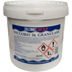 CLORO X PISCINE IN POLVERE KG. 5 ( ) - Italchimici en oferta