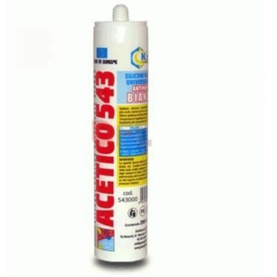 K2F 280 ml silicone acetico trasparente sigillante antimuffa verniciabile