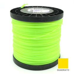 Abrek - D. 4,0 MM X 128 MT QUADRO FILO DECESPUGLIATORE VERDE BOBINA TESTINA GIARDINO precio