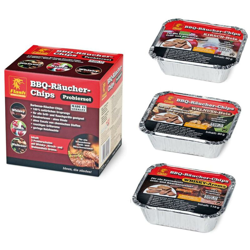 Pz 3 vaschette affumicatore affumicatori barbecue bbq arrosto noce whisky ciliegia características