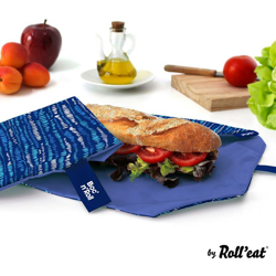 Jobgar - Boc'n'roll porta sandwich riutilizzabile essential blue marine 11x15cm características