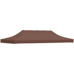 Tetto per Tendone per Feste 6x3 m Marrone 270 g/m² - Marrone - Vidaxl precio