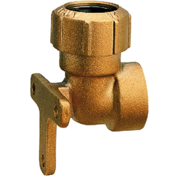 Raccordo in ottone a 'l' femm. d.25 x 3/4' en oferta