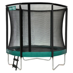Etan - SOLO TRAMPOLINO Tappeto elastico da giardino rotondo 244cm - verde. Con rete extra forte e bordo con doppia imbottitura características