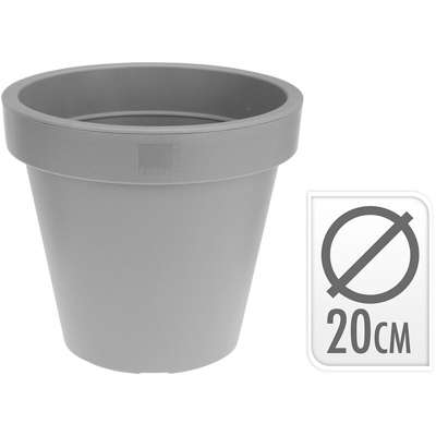 Vaso di iniezione grigio ø 20 cm EDM 74833