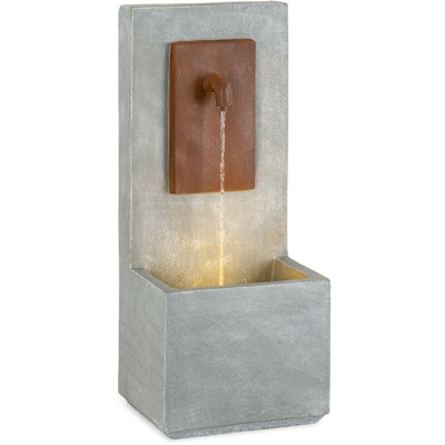 Milos fontana LED indoor e outdoor cavo da 5 m cemento grigio