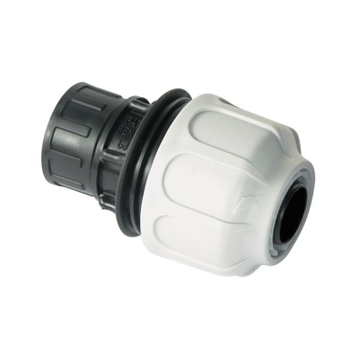 Giunto femmina diritto in pp ghiera mobile guarnizione in epdm | 1'1/2 x 40 mm