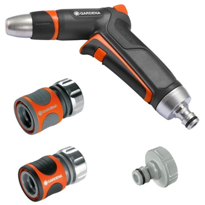 Lanci Set Gardena Premium Nero / Argento / Arancione 30 X 20 X 20 Cm 18.297-20