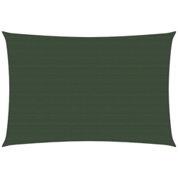 YOUTHUP Vela Parasole 160 g/m2 Verde Scuro 2,5x4 m in HDPE - Verde precio