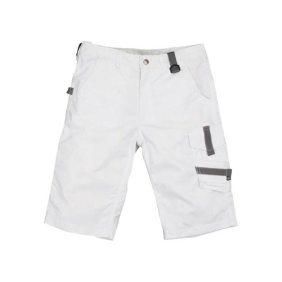 Bermuda Campo, Taglia 50, Bianco / Grigio