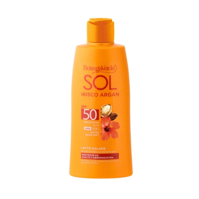 SOL Ibisco Argan - Latte solare SPF50 protezione alta