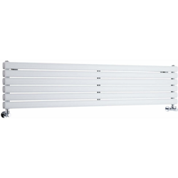 Hudson Reed Revive Radiatore Termoarredo di Design Orizzontale Moderno - Termosifone Con Finitura In Bianco - Design a Colonna Ovale - 354 x 1600 x en oferta