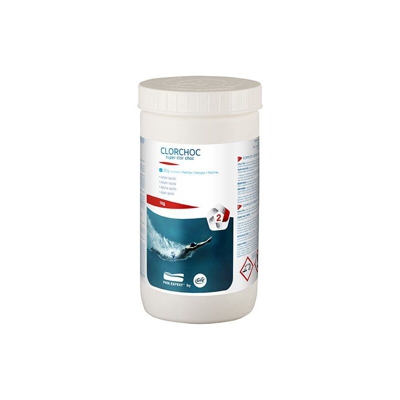 Cloro shock per piscine in pastiglie GRE, 1 Kg