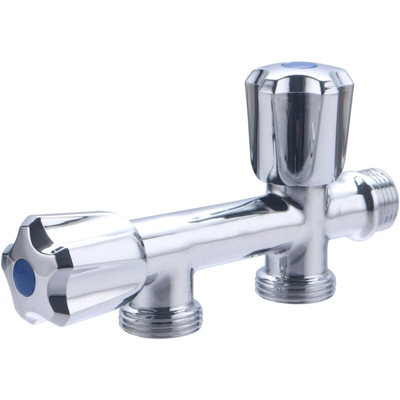 Rubinetto doppio in linea per lavatrice NOYON & THIEBAULT