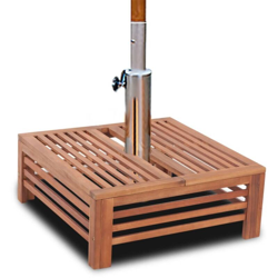 Rivestimento Supporto Base Ombrellone in Legno - Marrone - Vidaxl características
