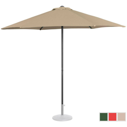 Uniprodo - Ombrellone Da Esterno Terrazzo In Talpa Esagonale 270 Cm Acciaio Poliestere precio