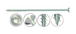 EAC - Viti P/Legno Wood Tsp Torx Zinc. Gialle/Bianche Mm.10X280 Bl.50Pz precio