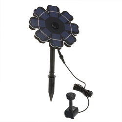 Decdeal - Fontana solare a petali, pompa dell'acqua antibloccaggio a trasmissione diretta senza spazzole en oferta