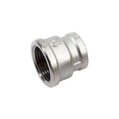 Idrobric - Manicotto ff ridotto cromato lucido | 1”x3/4”