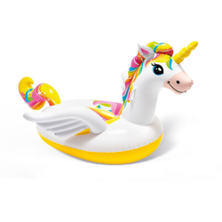 Gonfiabile unicorno ride on 57561 intex precio