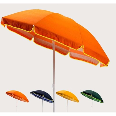 Ombrellone mare spiaggia cotone 200 cm resistente Tropicana | Arancione