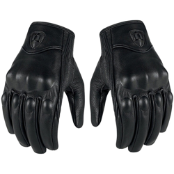 Genuine Leather Gloves Motorcycle GP Glove Touch Screen for Men Motocross Cycling Racing XL,XL en oferta