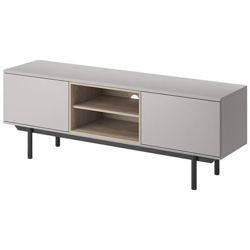 Mobile Tv Lovage 150 Cm, Mobile Tv Per Soggiorno, Grigio / jackson Hickory características