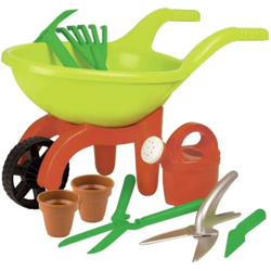 Lgvshopping - Mini Carriola Bambini da Giardiniere Lunga 49 cm Con Utensili da Giardinaggio precio