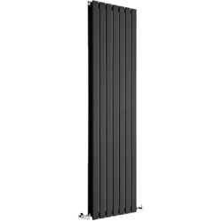 Hudson Reed Delta Radiatore Termoarredo di Design Verticale Moderno - Termosifone con Finitura Opaca Nera - Pannelli Piatti - 1600 x 490mm - 1543 características