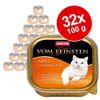 Animonda vom Feinsten Adult 32 x 100 g - Cuori di Tacchino