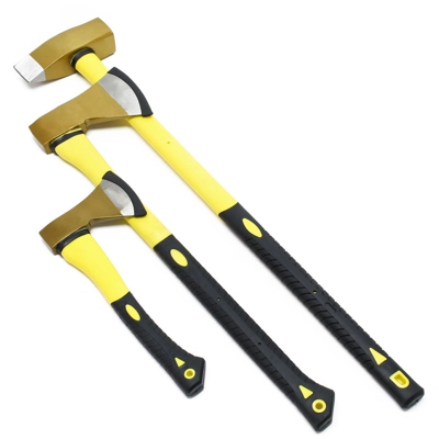 Accetta scure ascia a martello Set 3 pezzi Ascia spaccalegna manico antiscivolo