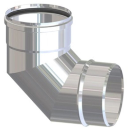 Gomito Inox Aisi 304 X Pellet 90°Cm.8 precio