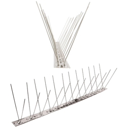 1m Dissuasori di picchi anti piccione con base flessibile d'acciaio inossidabile V2A - 2 striscia precio