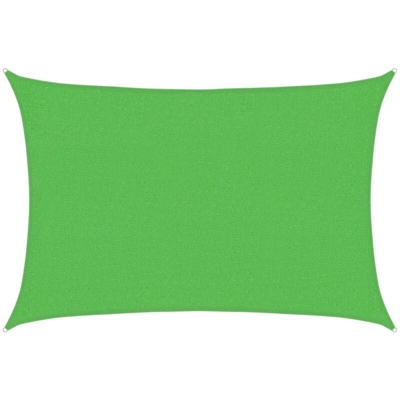 Vela Parasole 160 g/m² Verde Chiaro 2x3 m in HDPE - Verde - Vidaxl
