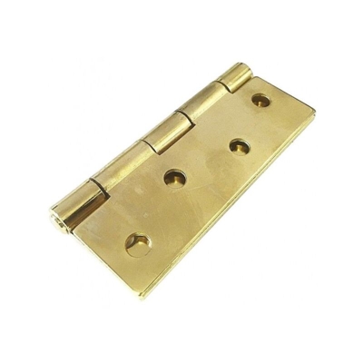 Set 4 Cerniere 100Mm Libro Dorato Kit Viti Apertura Per Ante Pensili Mobili Cucina