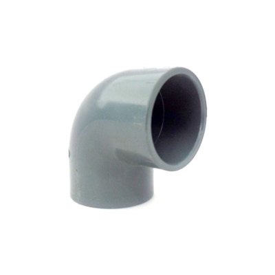 Gomito pvc ad incollaggio a 90° vari diametri, 5 pz. > 32 mm