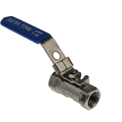 Valvola a sfera per alta pressione in Acciaio inox RS PRO, 63 bar max, connessione BSPP 1/4, 1/4poll características