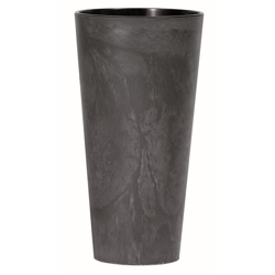Tubus Slim Effect di plastica CON serbatoio colore Antracite, 76,2 (altezza) x 40 (larghezza) x 40 (profondità) cm - Prosperplast en oferta