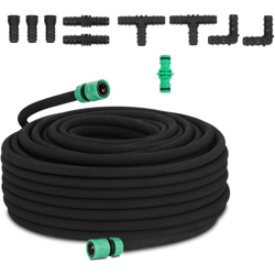 Hillvert - Tubo Poroso Per Irrigazione A Goccia Per Orto 50 m Presa Rubinetto en oferta