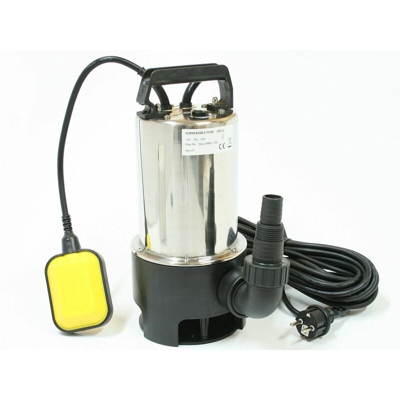 TP01111 Pompa dell'acqua sommergibile per acqua sporca - ghiaia 35mm 1100W / 14.000L/H - Grigio - Varan Motors