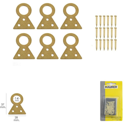 Appeso a scacchi fisso Nº2 (blister da 6 pezzi) en oferta