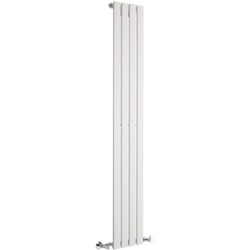 Hudson Reed Delta Radiatore Termoarredo di Design Verticale Moderno - Termosifone con Finitura Bianca - Pannelli Piatti - 1600 x 280mm - 586 Watt en oferta