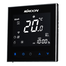 KKmoon termostato acqua calda (Serie 2000 - riscaldamento elettrico nero) si applica a tutti i sistemi di riscaldamento elettrico riscaldamento precio
